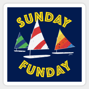 Boating Sunday Funday Sticker